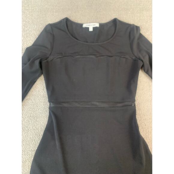 Elizabeth & James Millie Dress Bodycon Long Sleeve Black Size 2 - Picture 5 of 13